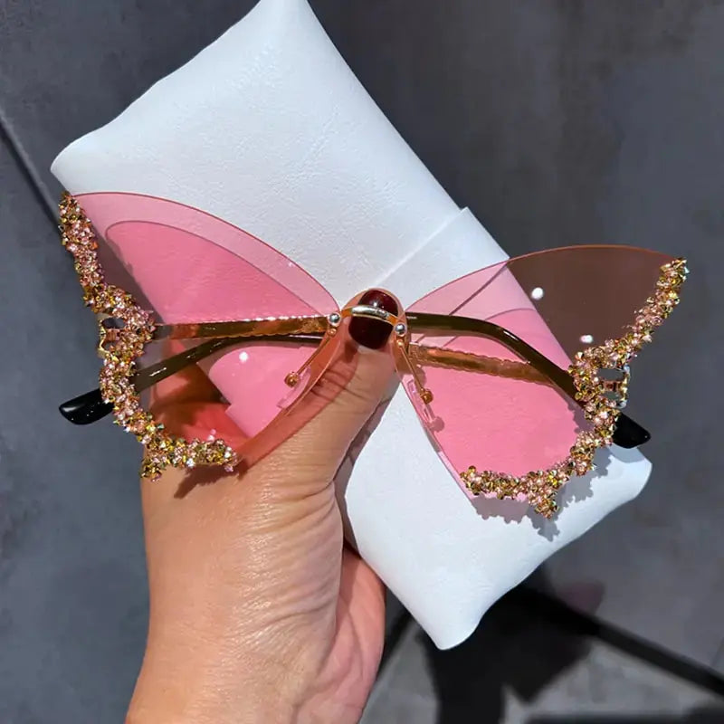 Diamond Butterfly Sunglasses - Premium Quality and Durability