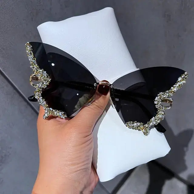 Diamond Butterfly Sunglasses - Premium Quality and Durability