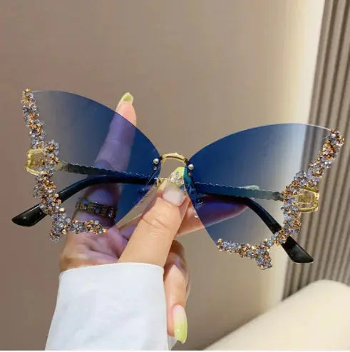Diamond Butterfly Sunglasses - Premium Quality and Durability