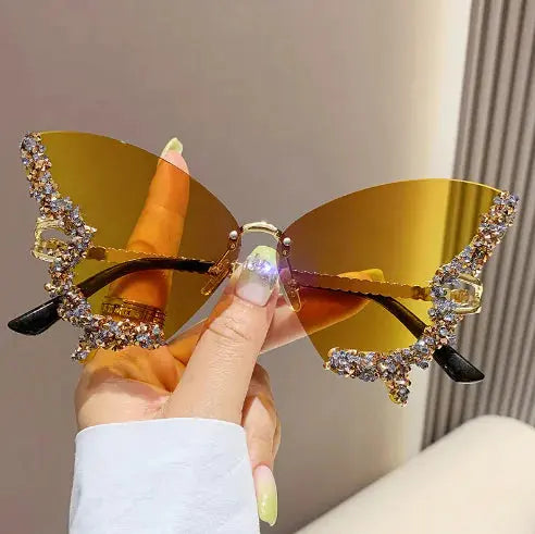 Diamond Butterfly Sunglasses - Premium Quality and Durability