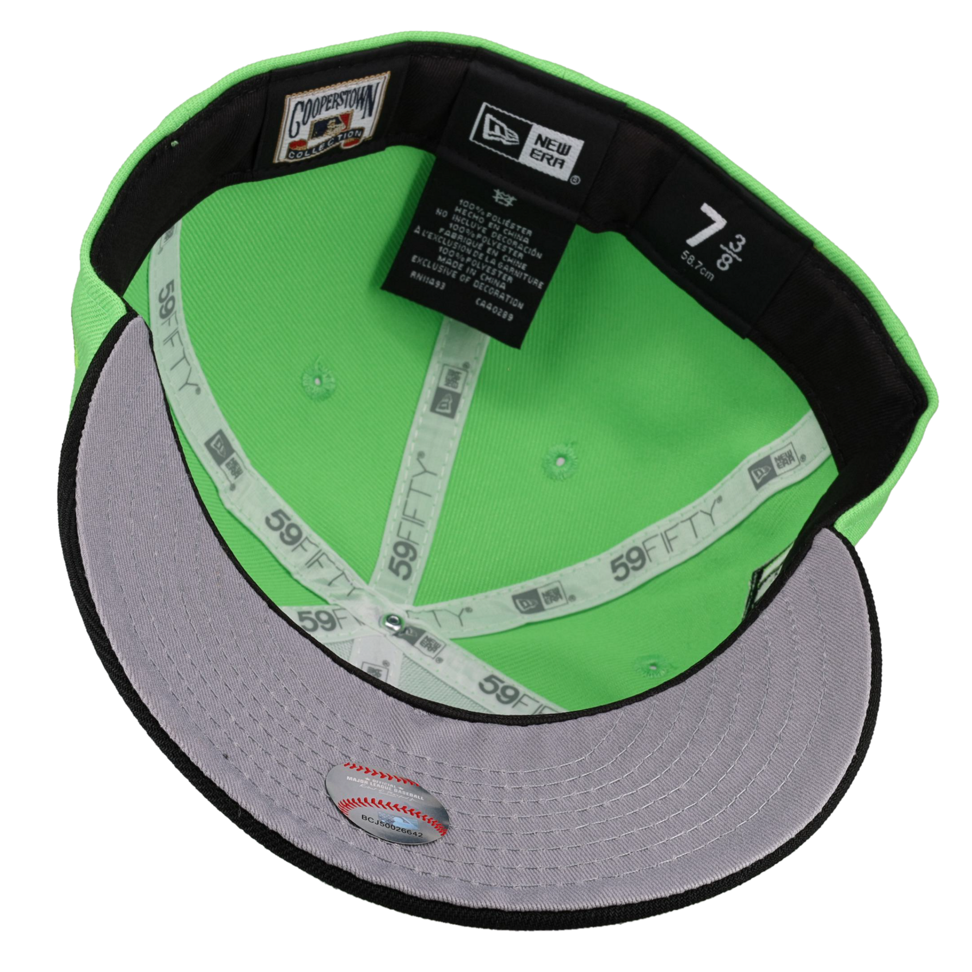 Arizona Diamondbacks 25th Anniversary Lime Metallic 59Fifty Fitted Hat