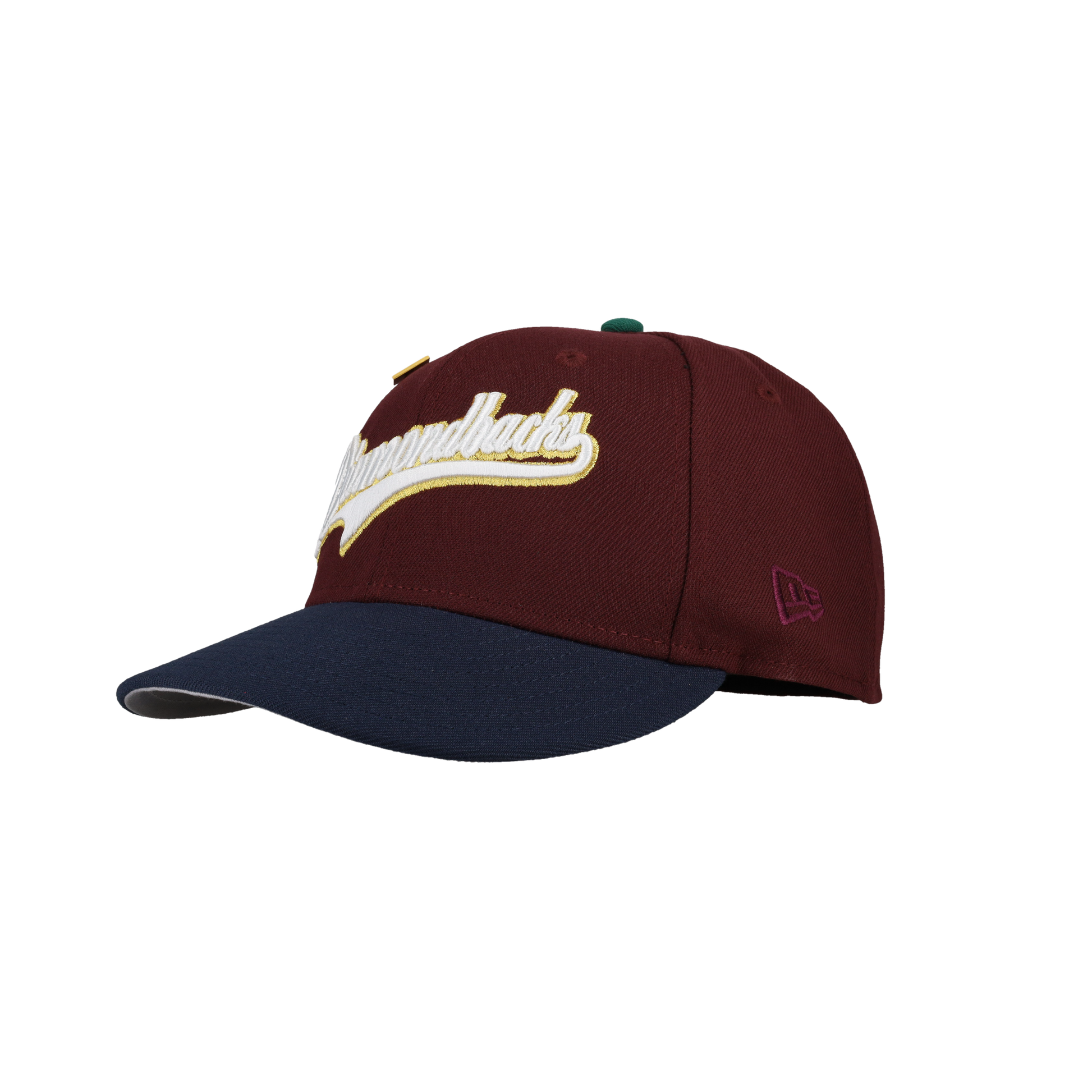 Arizona Diamondbacks 25th Anniversary Gold Script 59Fifty Fitted Hat