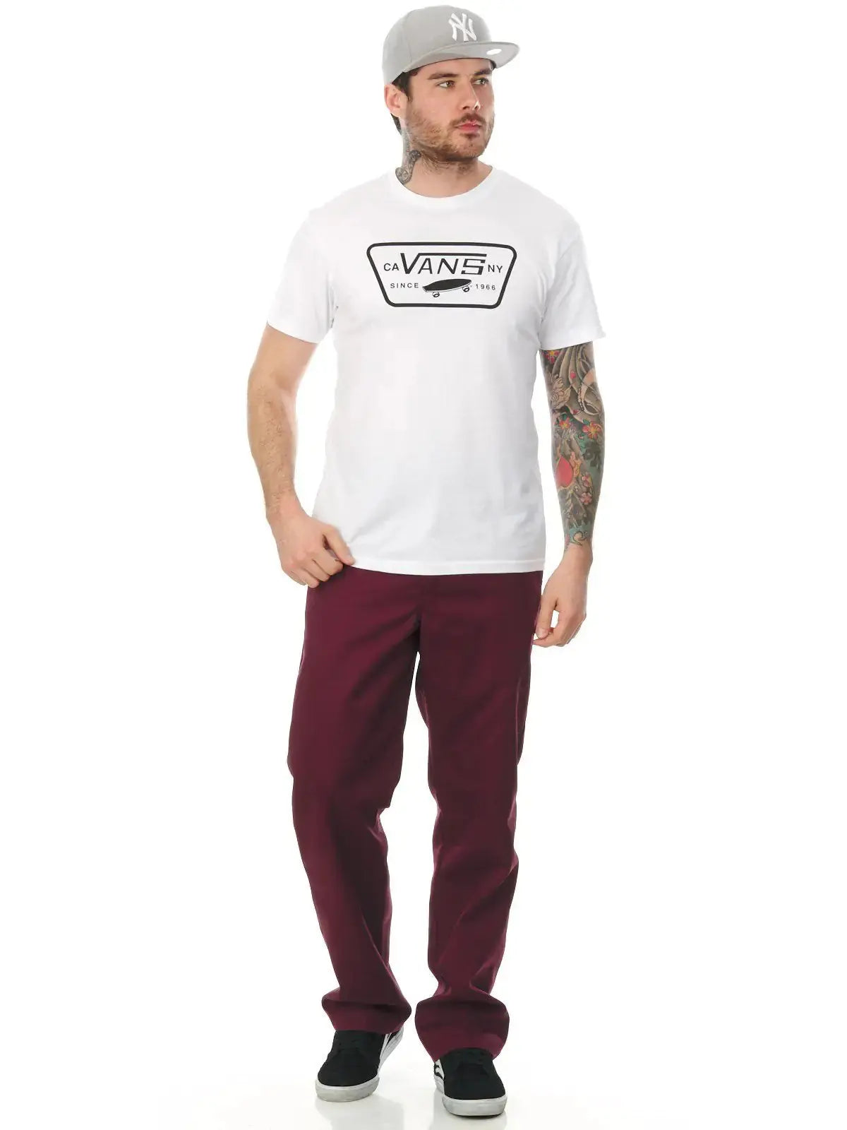 Dickies Men's Original 874 Work Pants 32W x 30L Maroon V1