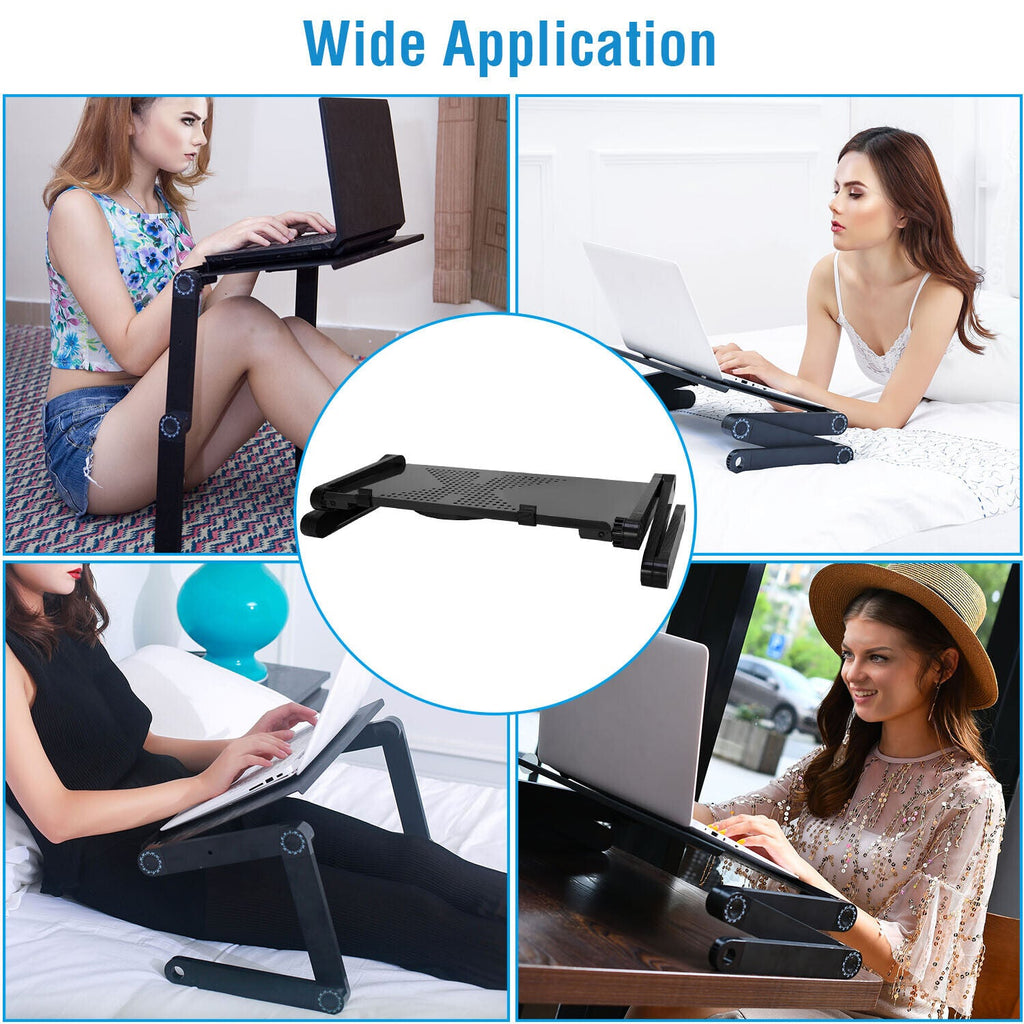 iMounTEK GPCT1656 360° Rotatable Portable Desk Stand with Mouse Board (Black)