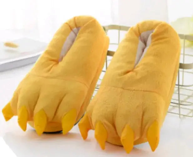 Dinosaur Paw Funny Slippers for Men Women Kids