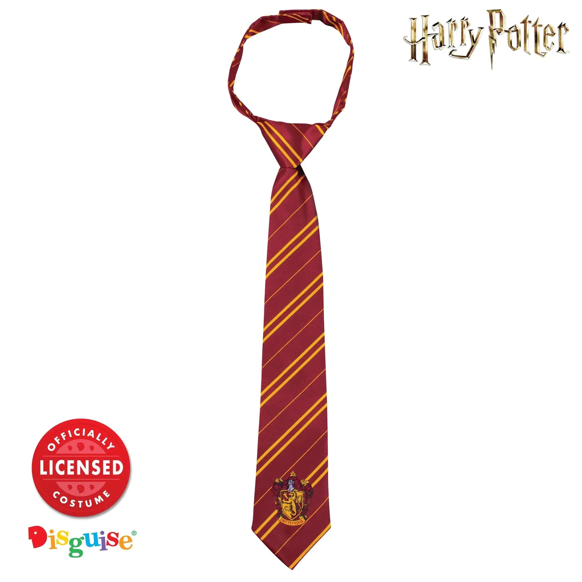 Disguise Harry Potter Costume Necktie - Official Hogwarts Child Size Tie Gryffindor