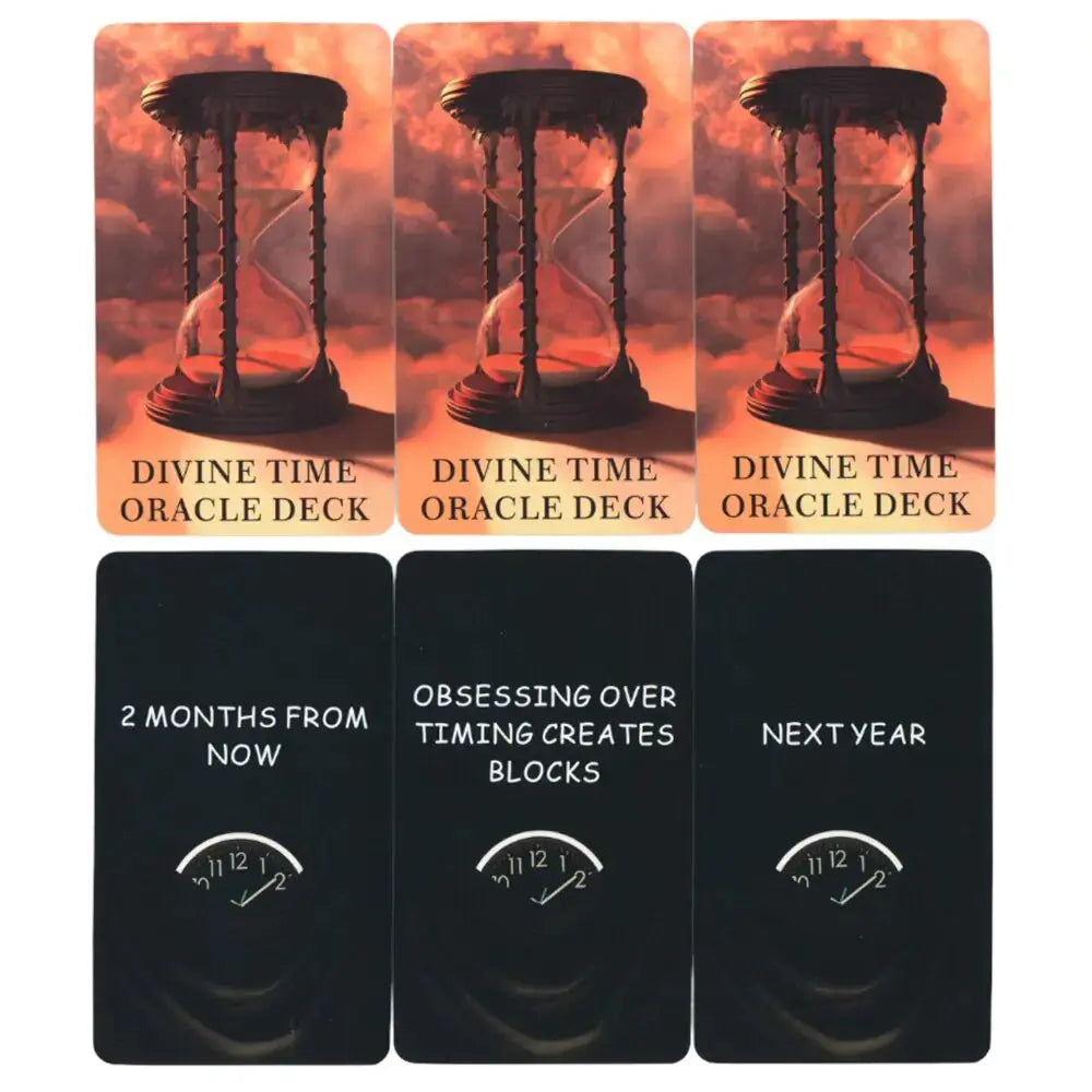 Divine Time Oracle Deck English Version Thick Tarot