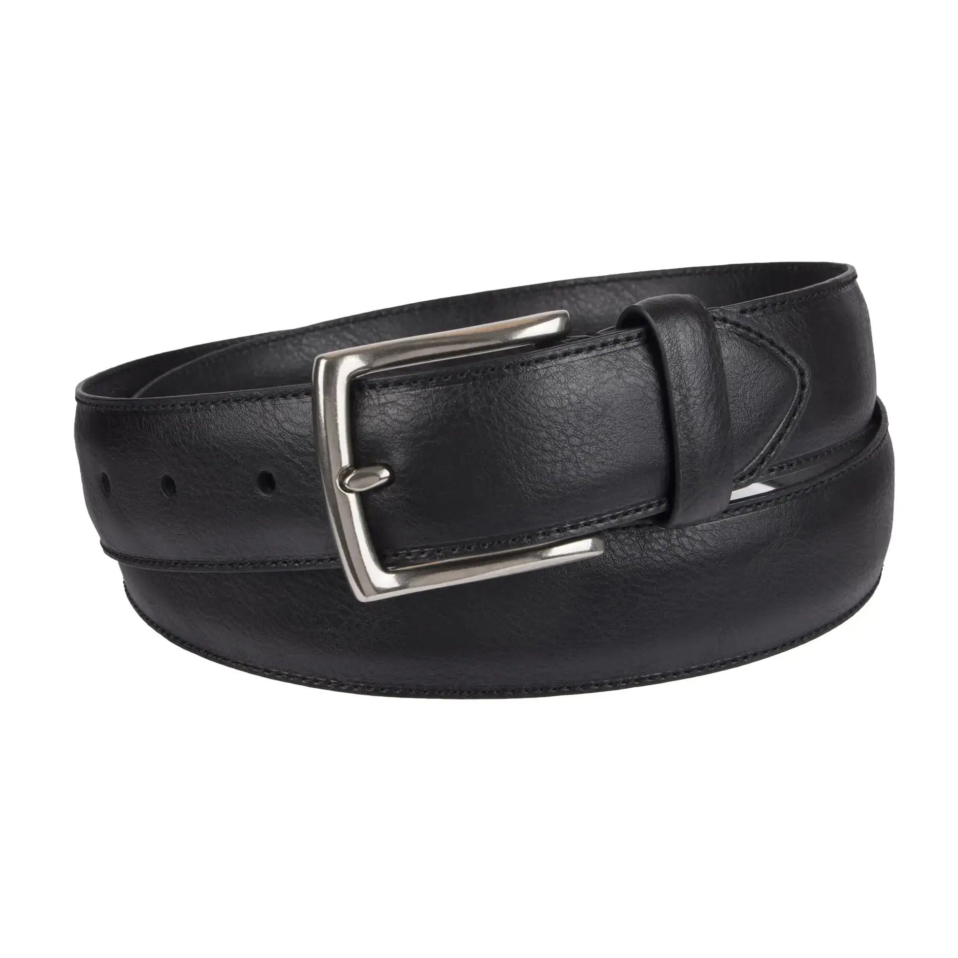 Dockers Men's Everyday Casual Belt with Classic Harness Buckle - Black Classic