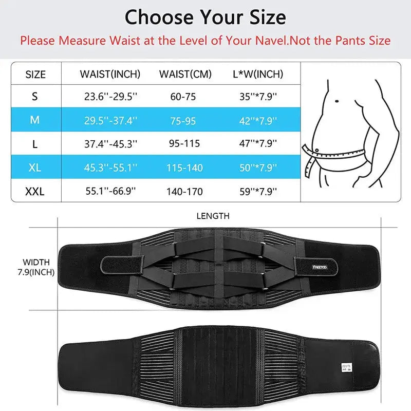 Double Pull Lumbar Relief Belt