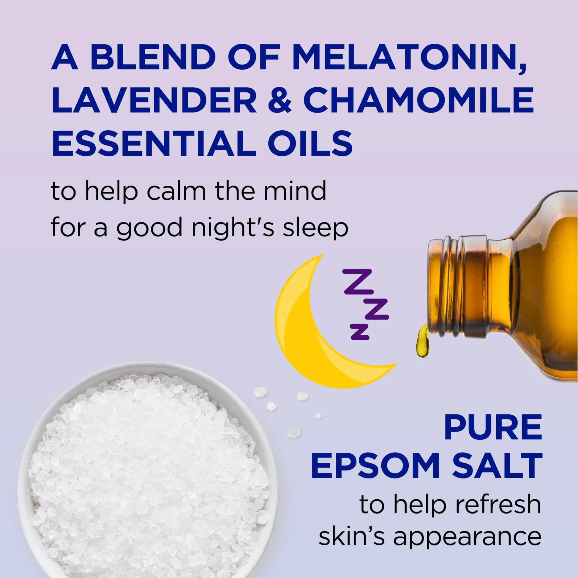 Dr Teal's Foaming Bath with Pure Epsom Salt - Sleep Blend with Melatonin