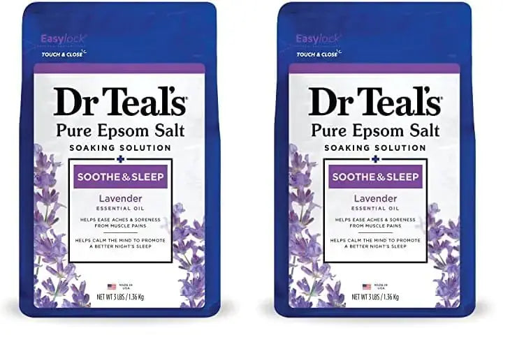 Dr Teal's Natural Epsom Salt Soaking Solution - Soothe & Sleep With Lavender Oil