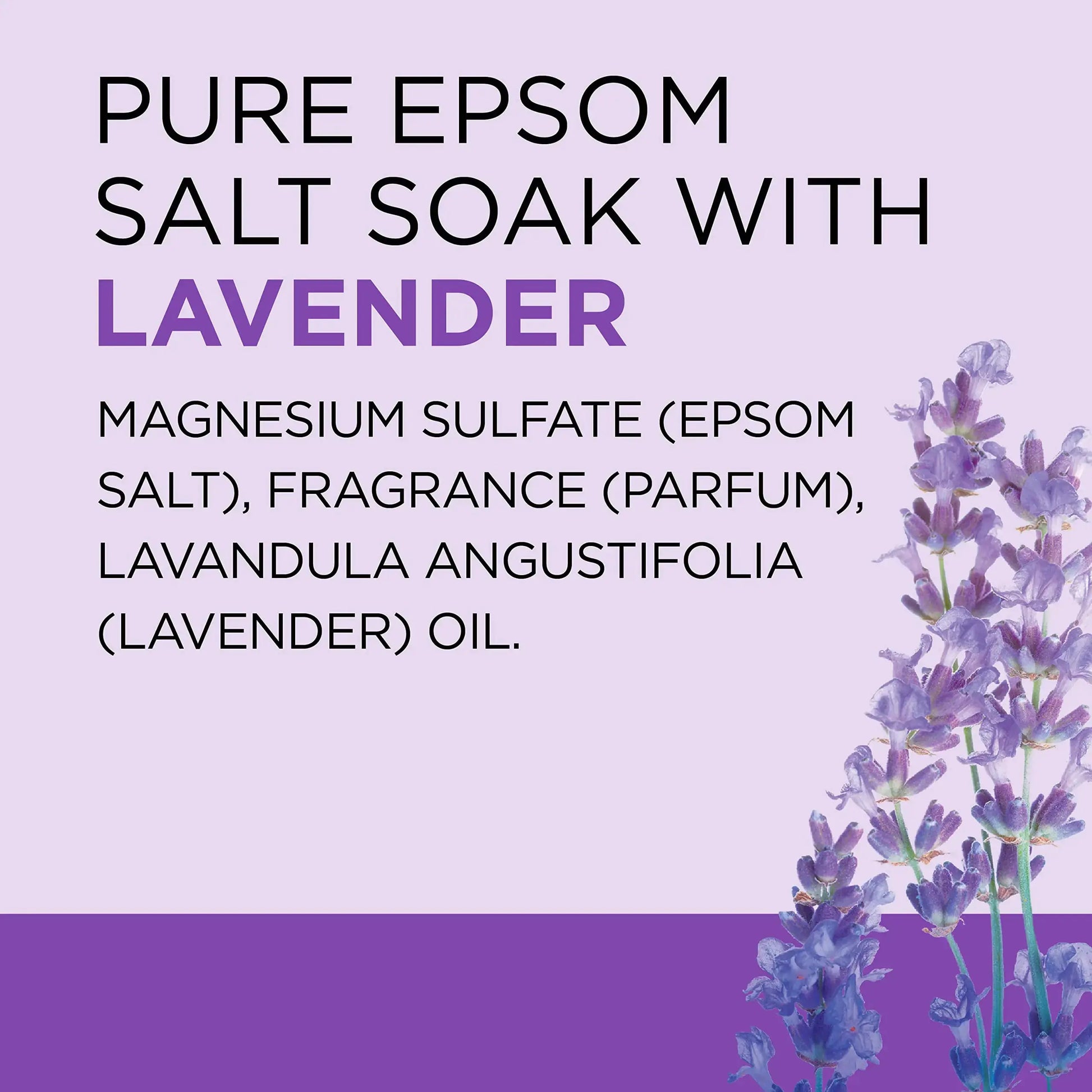 Dr Teal's Natural Epsom Salt Soaking Solution - Soothe & Sleep With Lavender Oil