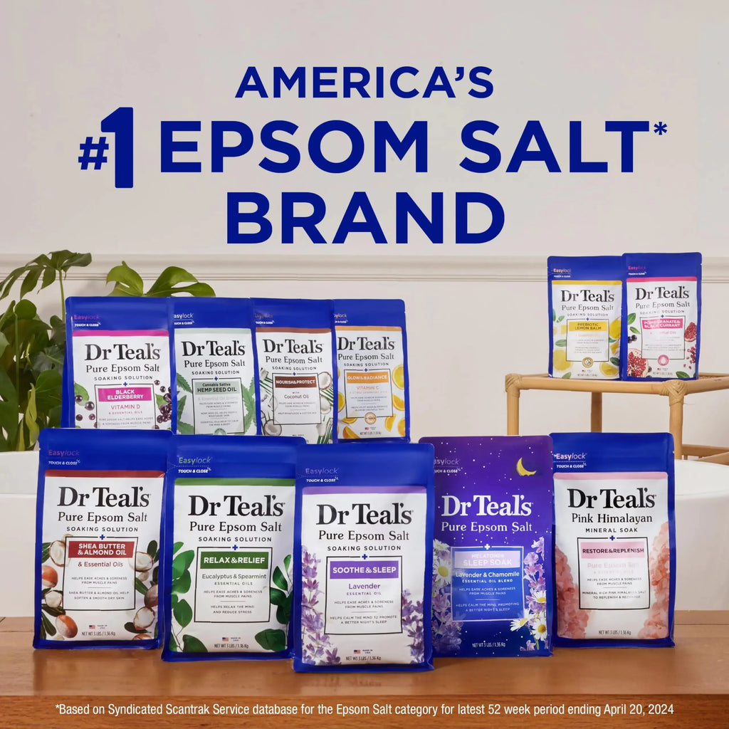 Dr Teal's Pure Epsom Salt - Soothe & Sleep with Lavender Oil