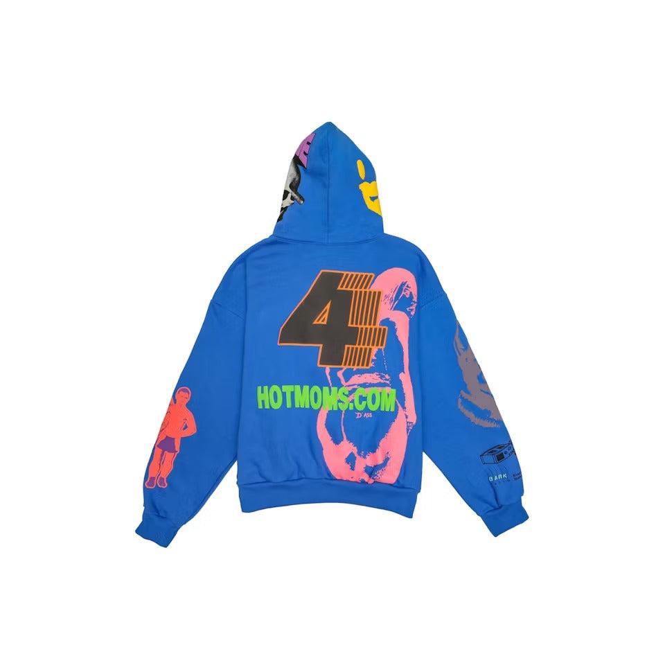 Drake FATD For All The Dogs Hoodie Blue