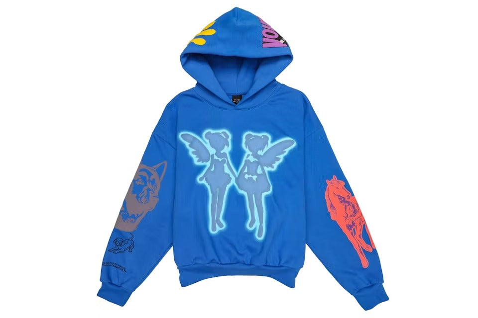Drake FATD For All The Dogs Hoodie Blue