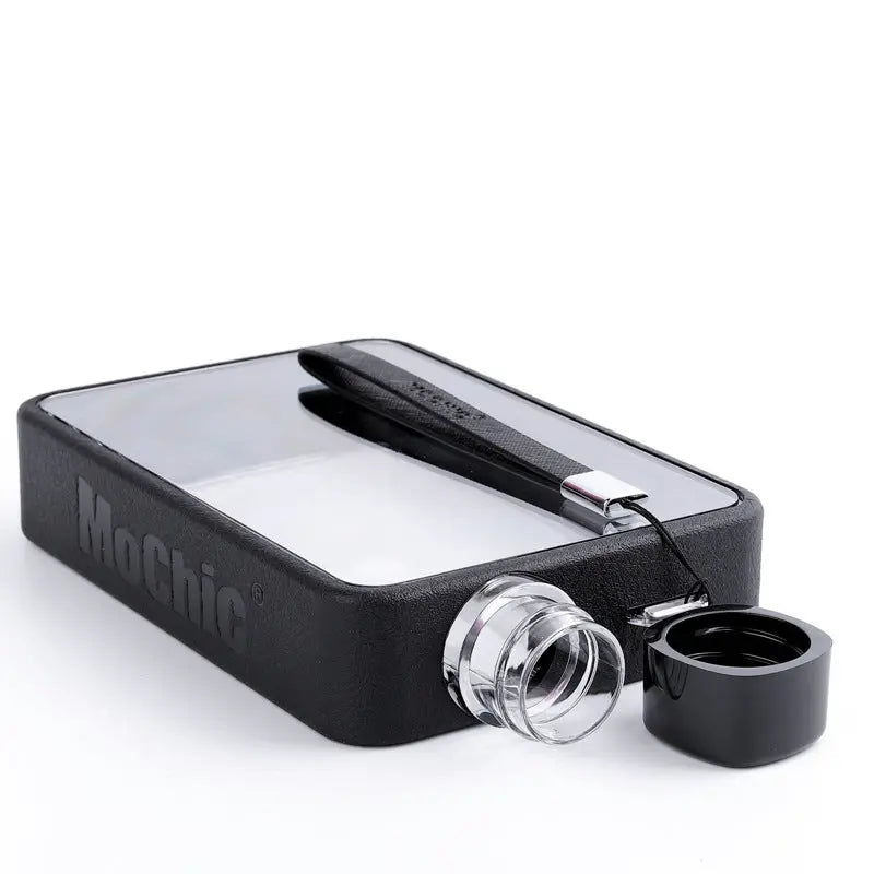 Durable And BPA-Free 380 ML Flat Water Bottle