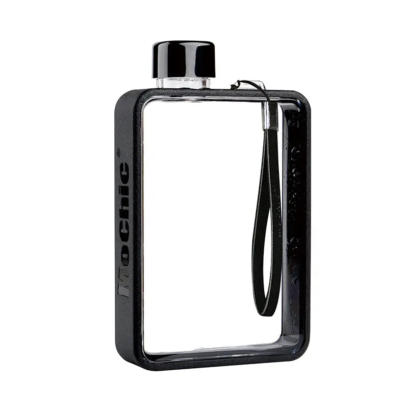 Durable And BPA-Free 380 ML Flat Water Bottle