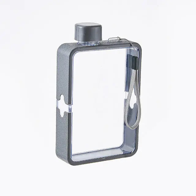 Durable And BPA-Free 380 ML Flat Water Bottle