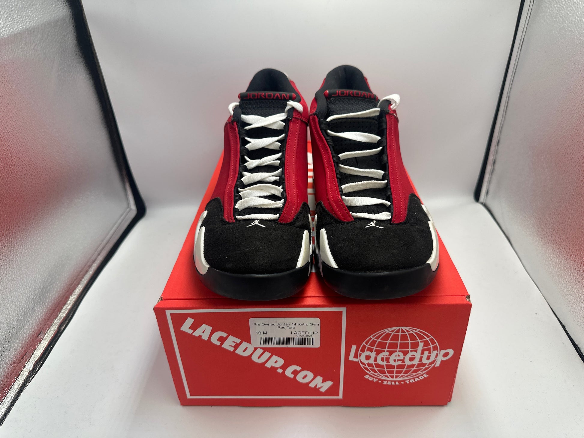 Pre Owned Jordan 14 Retro Gym Red Toro