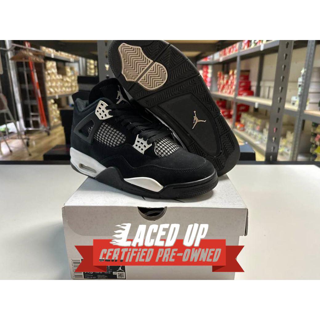 PRE OWNED Air Jordan Retro 4 White Thunder "10 M"