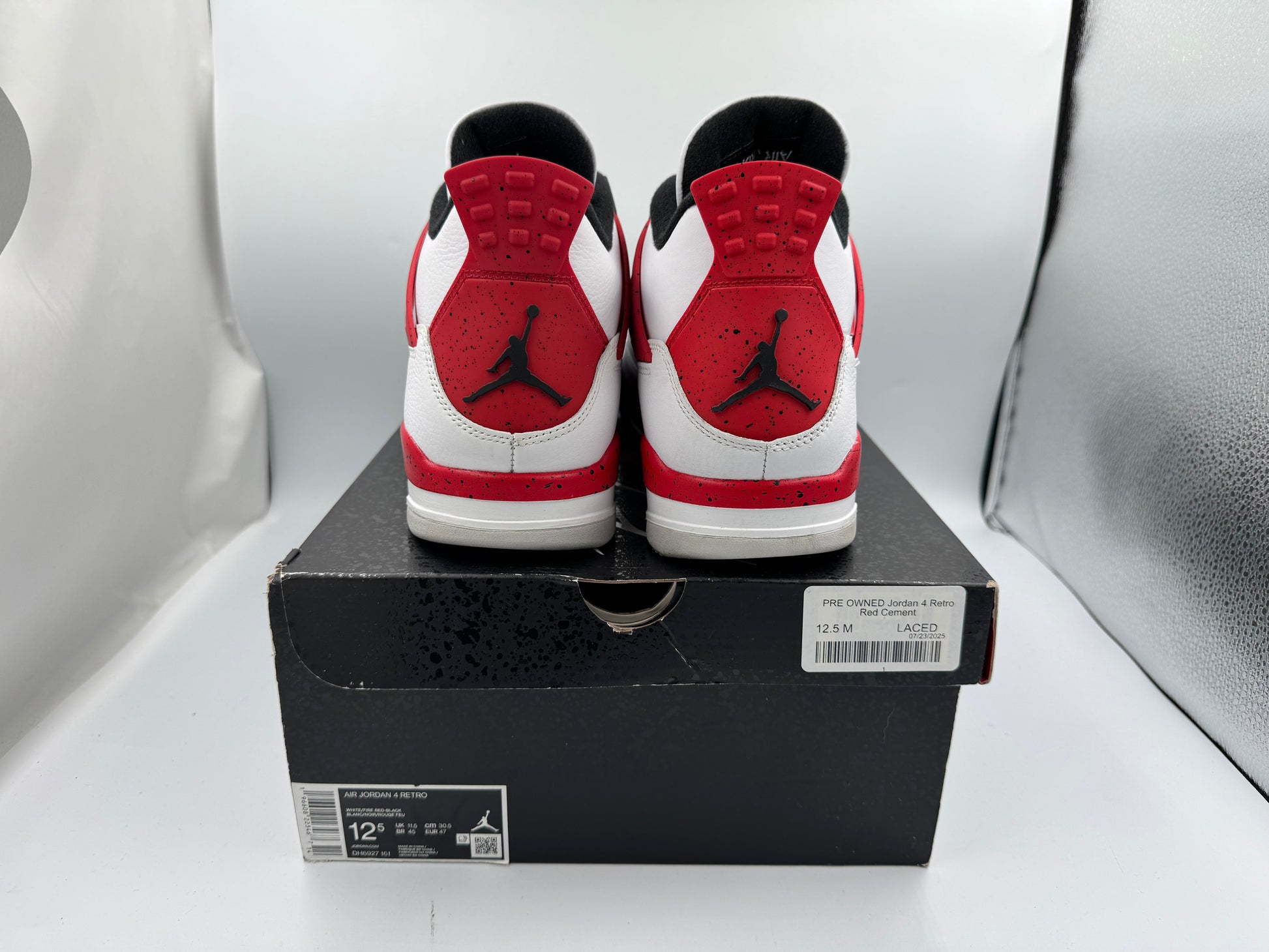 PRE OWNED Jordan 4 Retro Red Cement