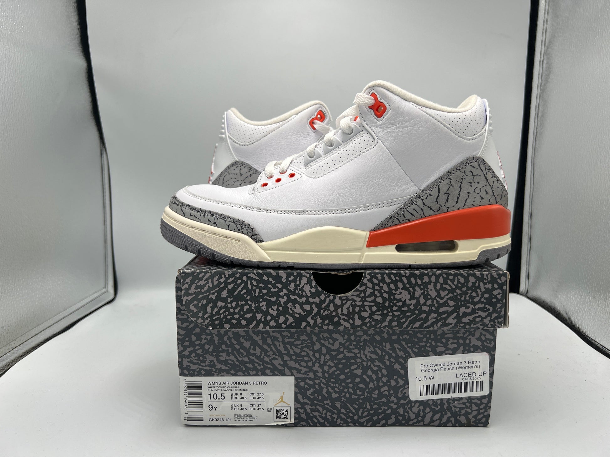 Pre Owned Jordan 3 Retro Georgia Peach (Women's)