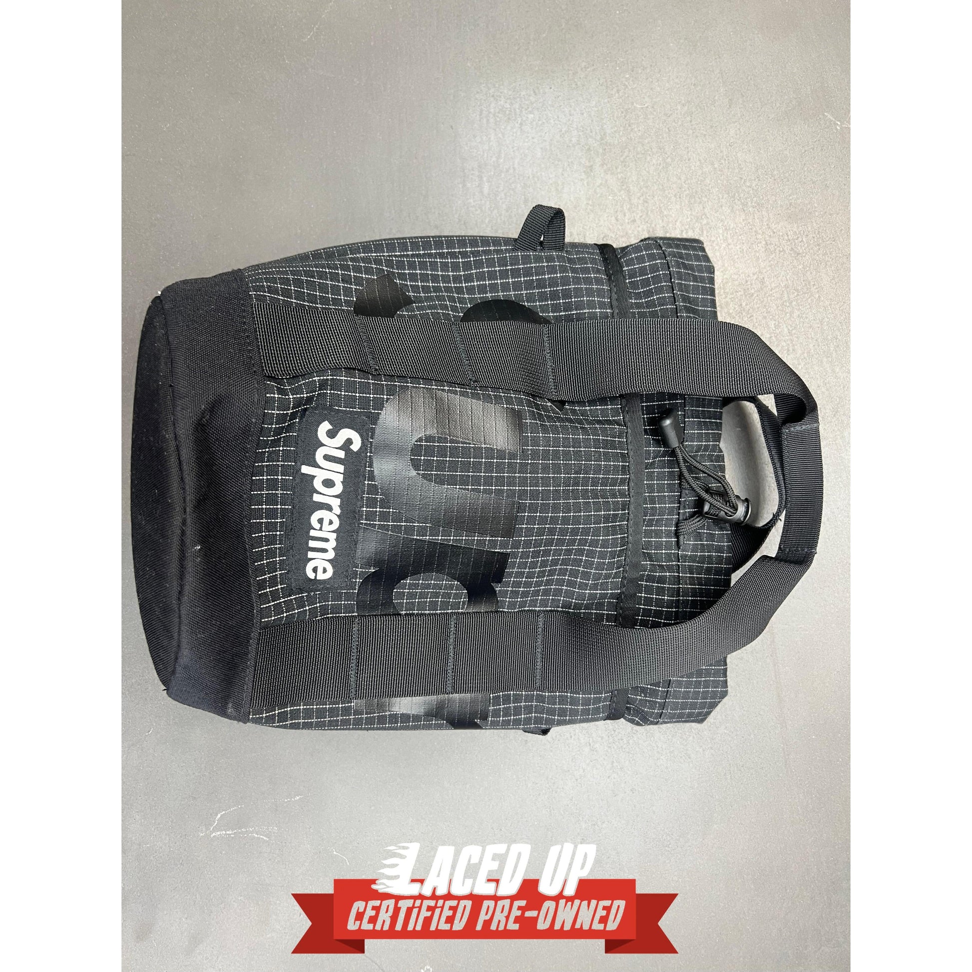 PRE OWNED Supreme Cinch Bag 2024 Black