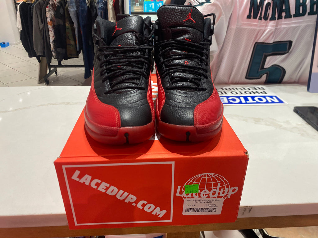 PRE OWNED Jordan 12 Retro Flu Game (2025)