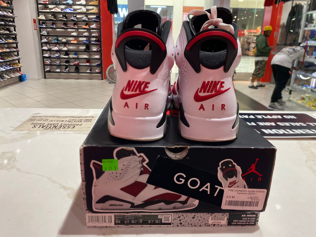 PRE OWNED Jordan 6 Retro Carmine (2021)