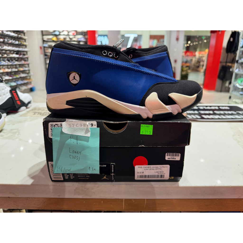 PRE OWNED Jordan 14 Retro Low Laney (2015)