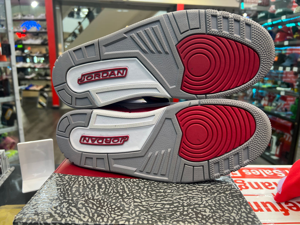 PRE OWNED Jordan 3 Retro Cardinal Red