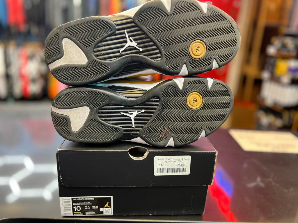 PRE OWNED Jordan 14 Retro Light Ginger (2022)