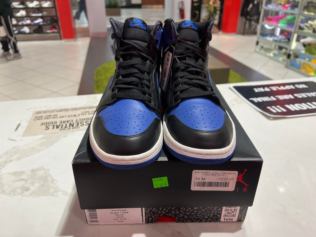 PRE OWNED Jordan 1 Retro Black Royal Blue (2013)