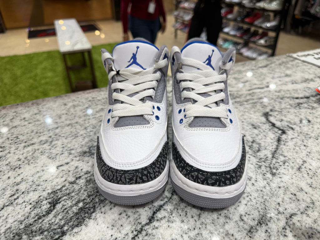 PRE OWNED Jordan 3 Retro Racer Blue (GS)