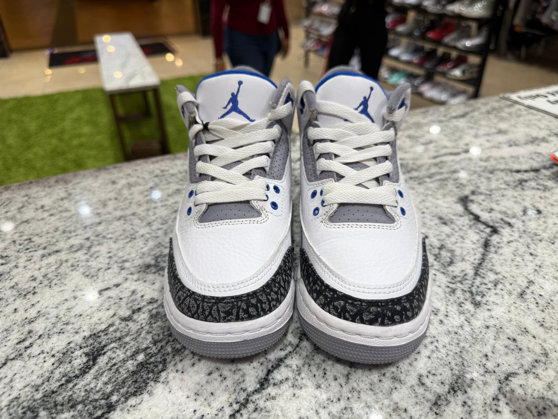 PRE OWNED Jordan 3 Retro Racer Blue (GS)
