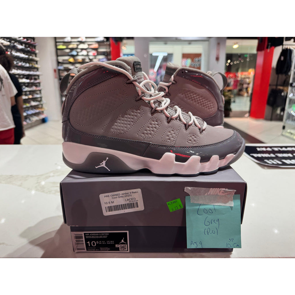 PRE OWNED Jordan 9 Retro Cool Grey (2025)