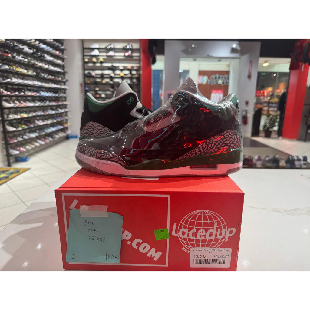 Air Jordan Retro 3 "Pine Green" (No Box)