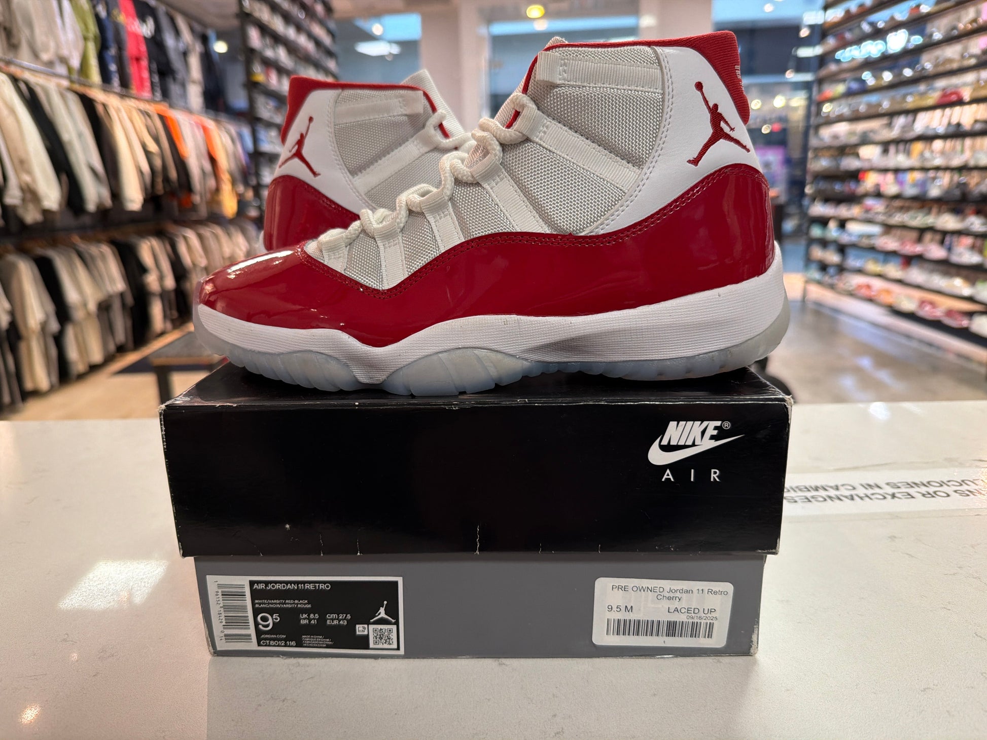 PRE OWNED Jordan 11 Retro Cherry