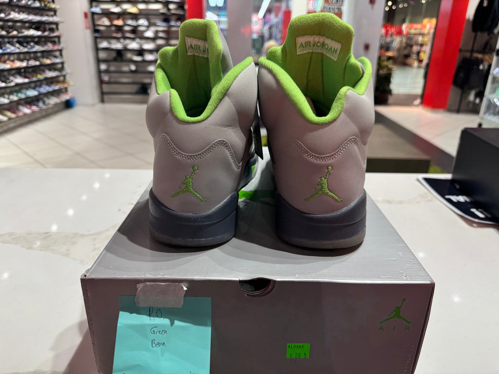 PRE OWNED Jordan 5 Retro Green Bean (2022)