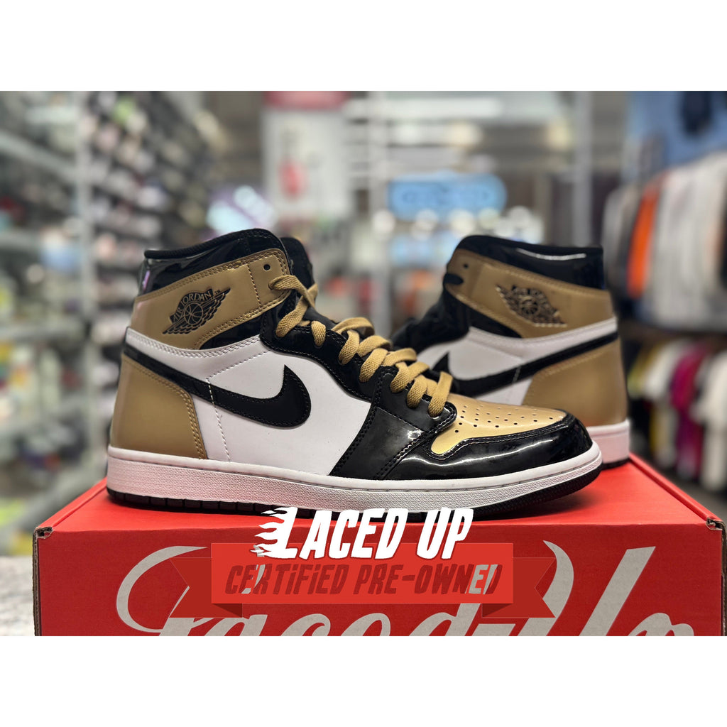 PRE OWNED Air Jordan Retro 1 "Gold Toe"