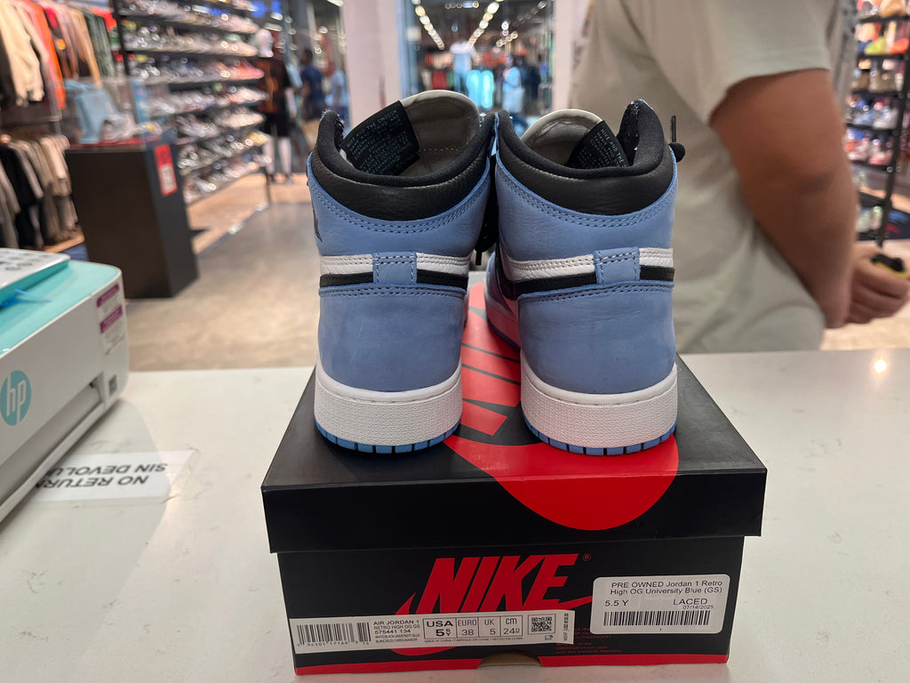 PRE OWNED Jordan 1 Retro High OG University Blue (GS)