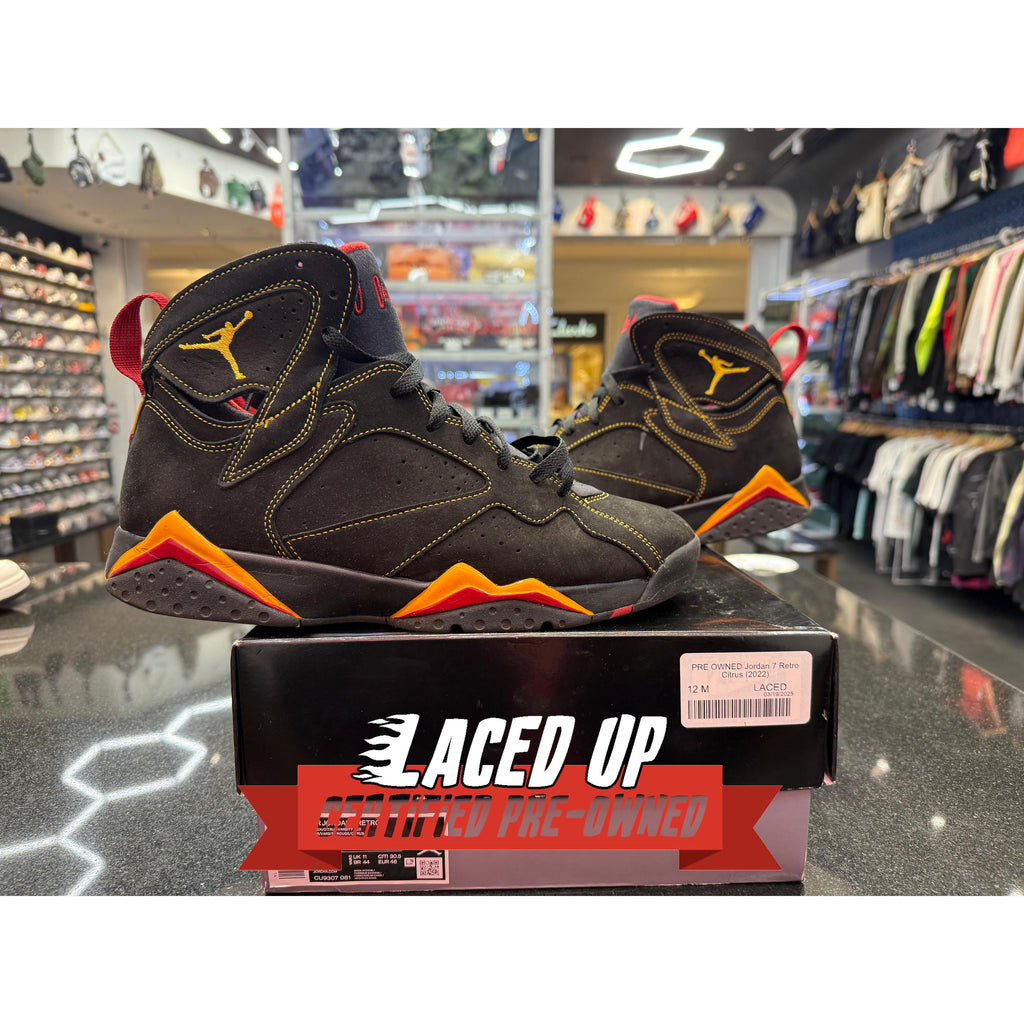 PRE OWNED Jordan 7 Retro Citrus (2022)