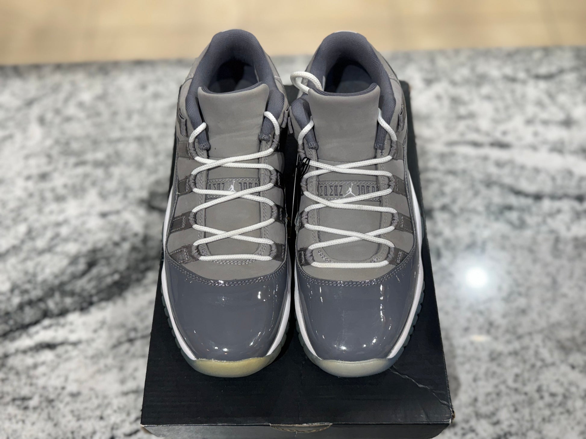 PRE OWNED Jordan 11 Retro Low Cool Grey (GS)