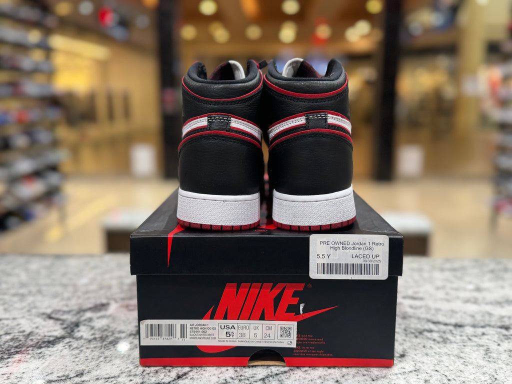 PRE OWNED Jordan 1 Retro High Bloodline (GS)
