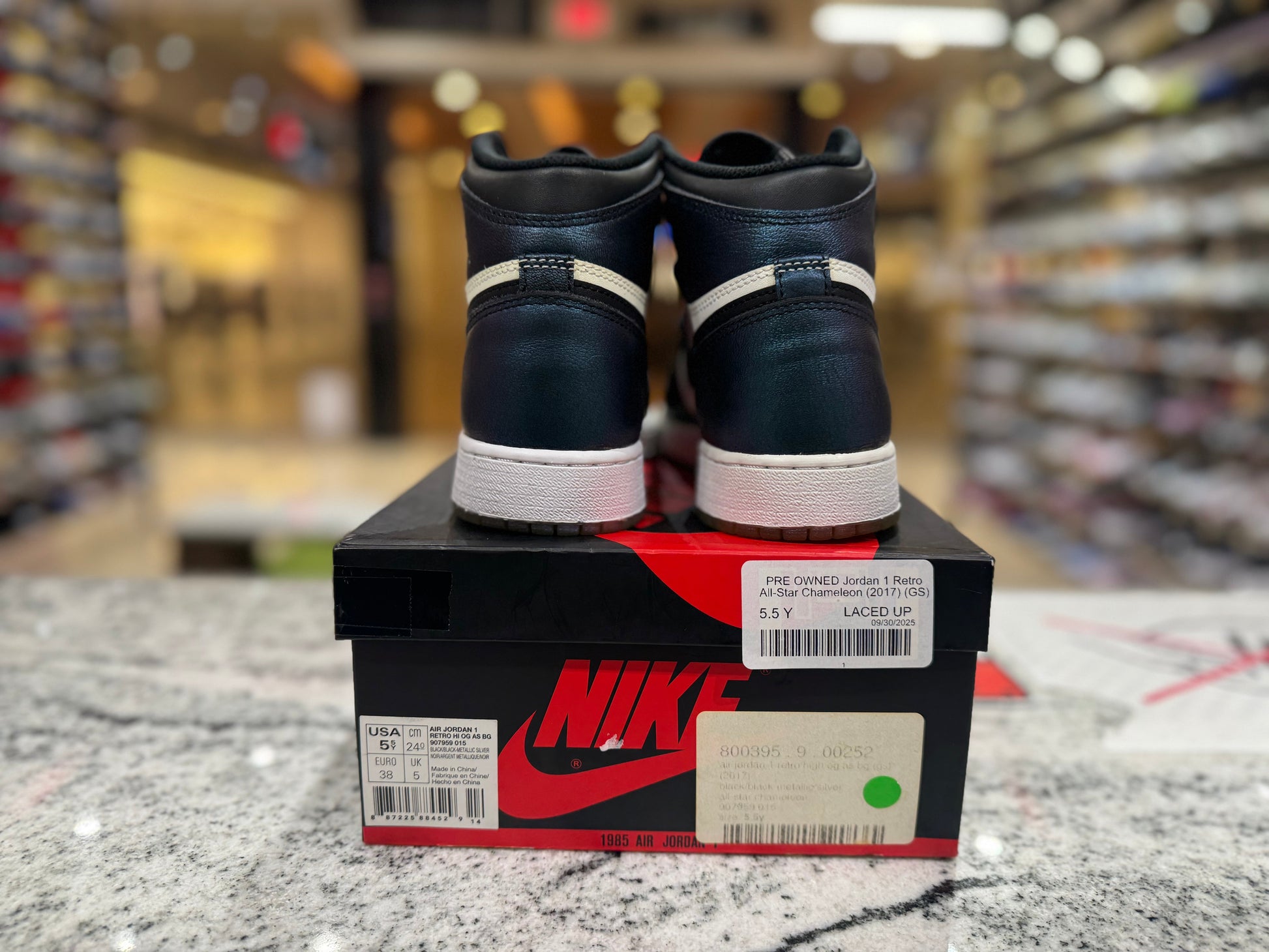 PRE OWNED Jordan 1 Retro All-Star Chameleon (2017) (GS)