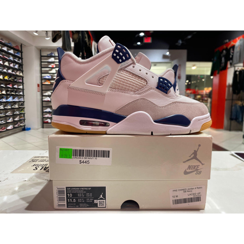 PRE OWNED Jordan 4 Retro SB Navy