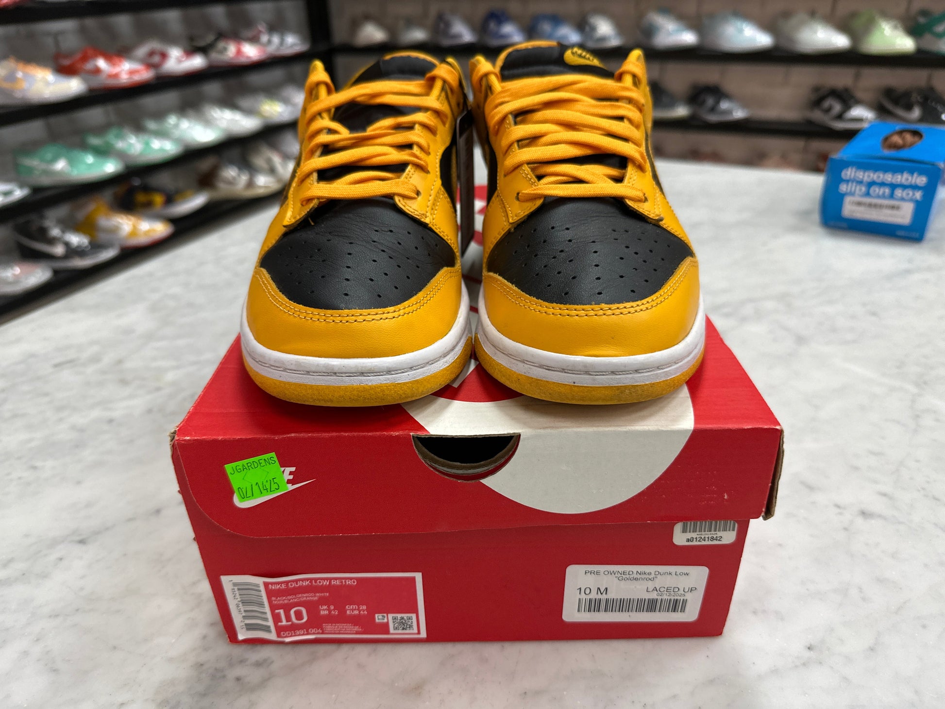 PRE OWNED Nike Dunk Low "Goldenrod"