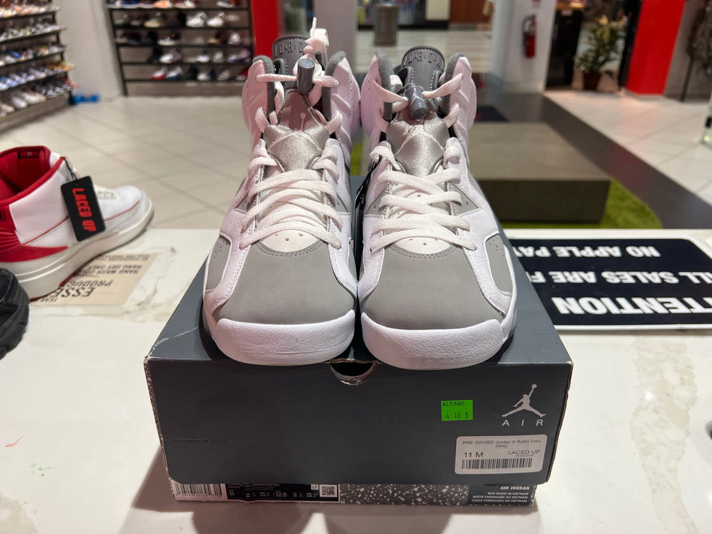 PRE OWNED Jordan 6 Retro Cool Grey