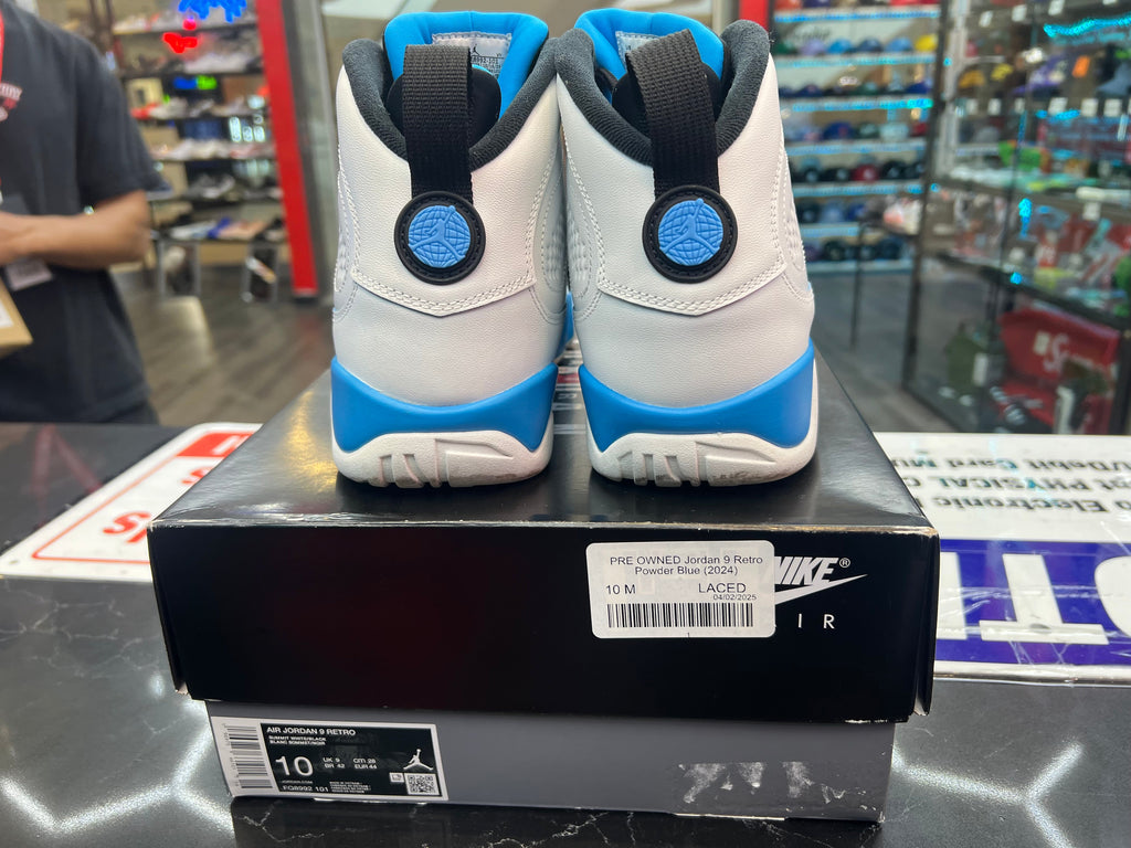 PRE OWNED Jordan 9 Retro Powder Blue (2024)
