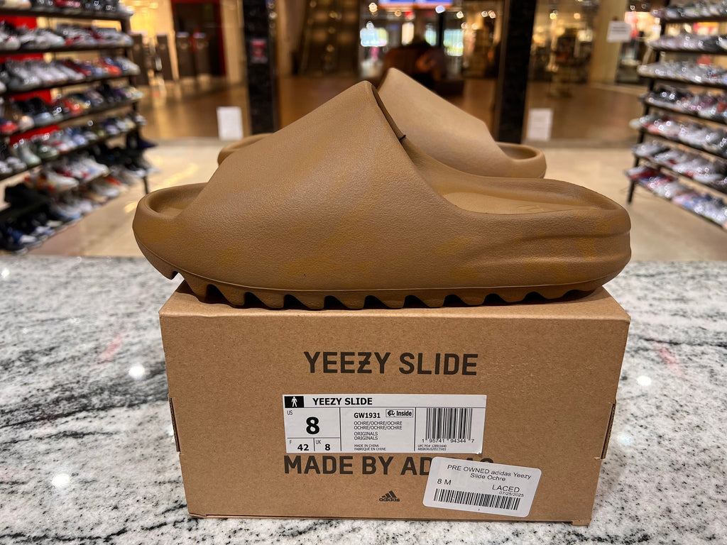PRE OWNED adidas Yeezy Slide Ochre